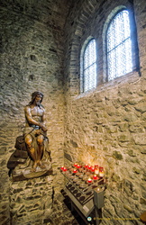 Statue of Christ in the Lower Chapel